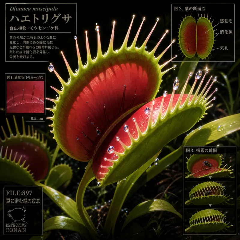 萝莉岛稀有食虫植物视频：神秘捕虫植物视频演示教程